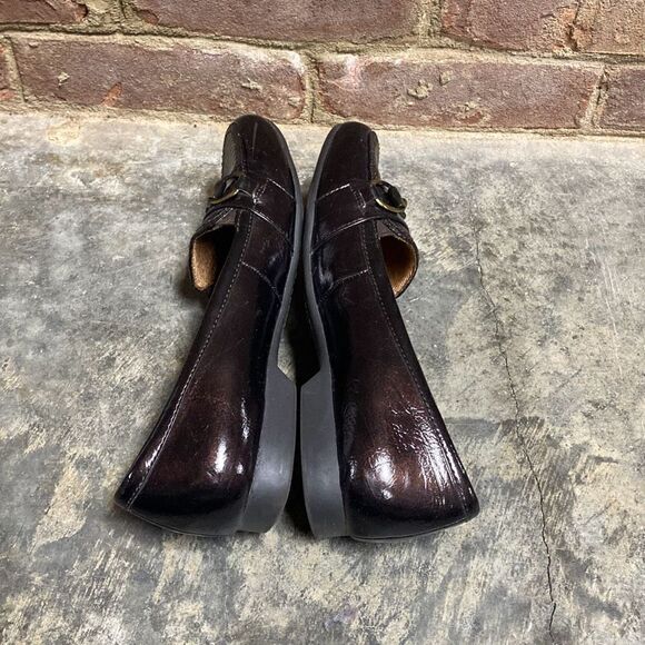 LifeStride Embers Brown Patent Croco Slip-on Loafers Size 9 - Picture 6 of 10